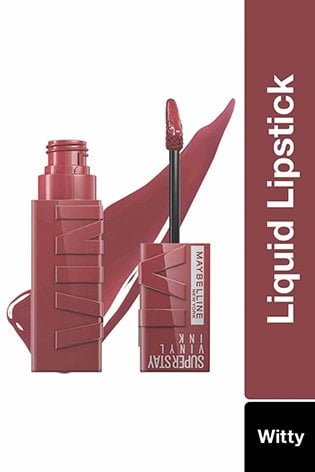 Maybelline New York Superstay Vinyl Ink Liquid Lipstick, Witty — photo 2