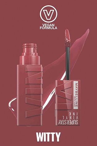 Maybelline New York Superstay Vinyl Ink Liquid Lipstick, Witty — photo 3