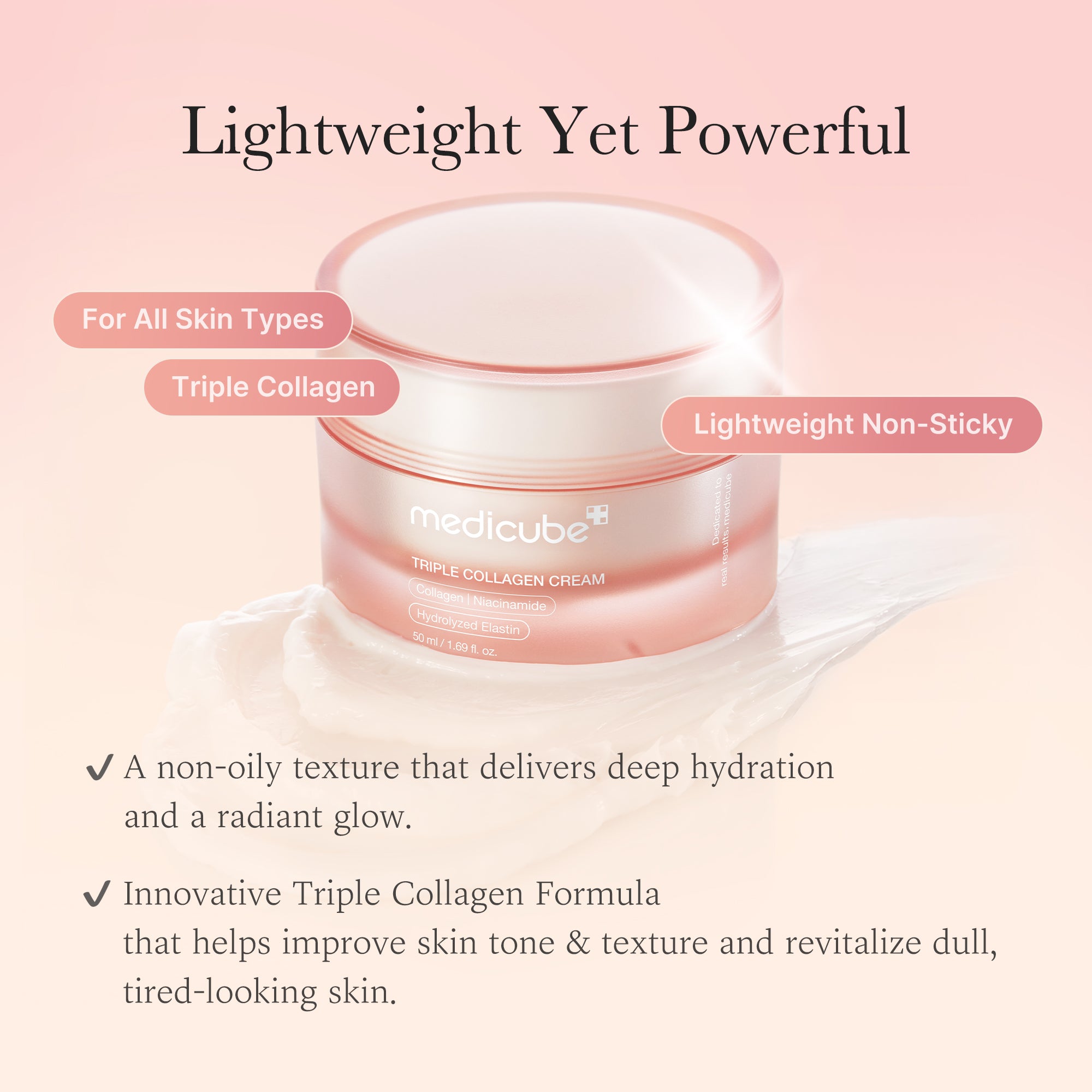 MEDICUBE TRIPLE COLLAGEN CREAM 50ML — photo 3
