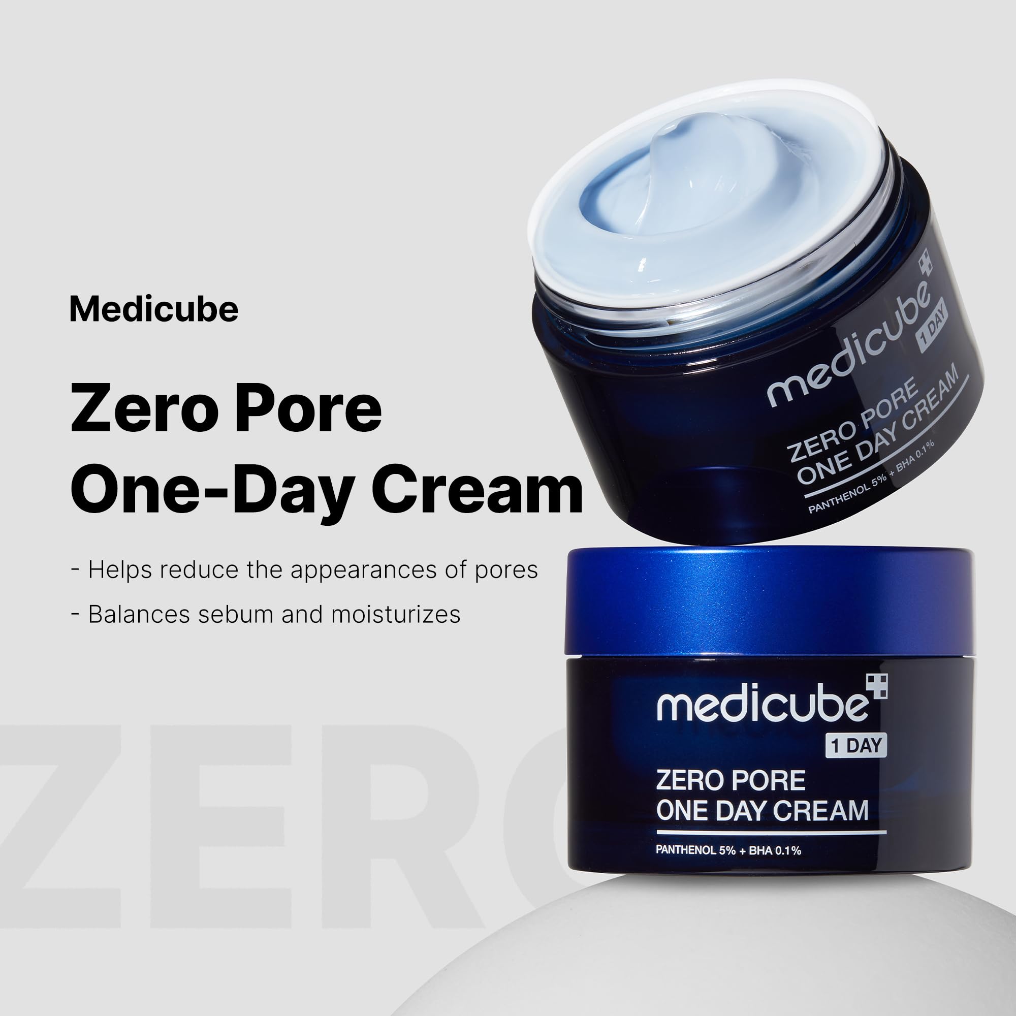 MEDICUBE ZERO PORE ONE DAY CREAM 50ML — photo 2