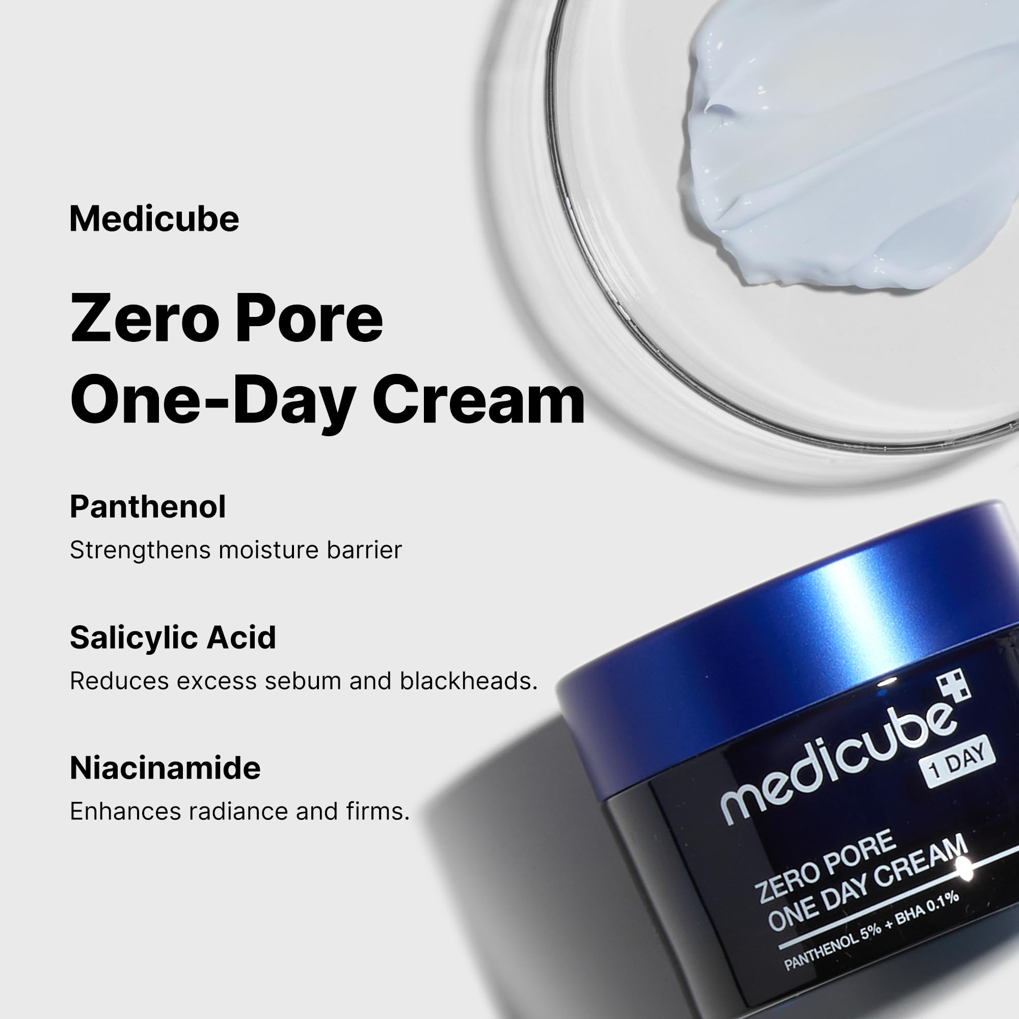 MEDICUBE ZERO PORE ONE DAY CREAM 50ML — photo 3