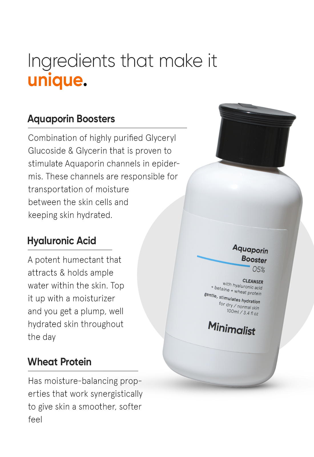 MINIMALIST AQUAPORIN BOOSTER 05% CLEANSER 100ML — photo 4