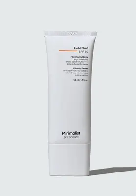 MINIMALIST LIGHT FLUID SPF50 FACE SUNSCREEN 50ML