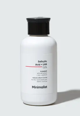 MINIMALIST SALICYLIC ACID + LHA 02% CLEANSER 100ML
