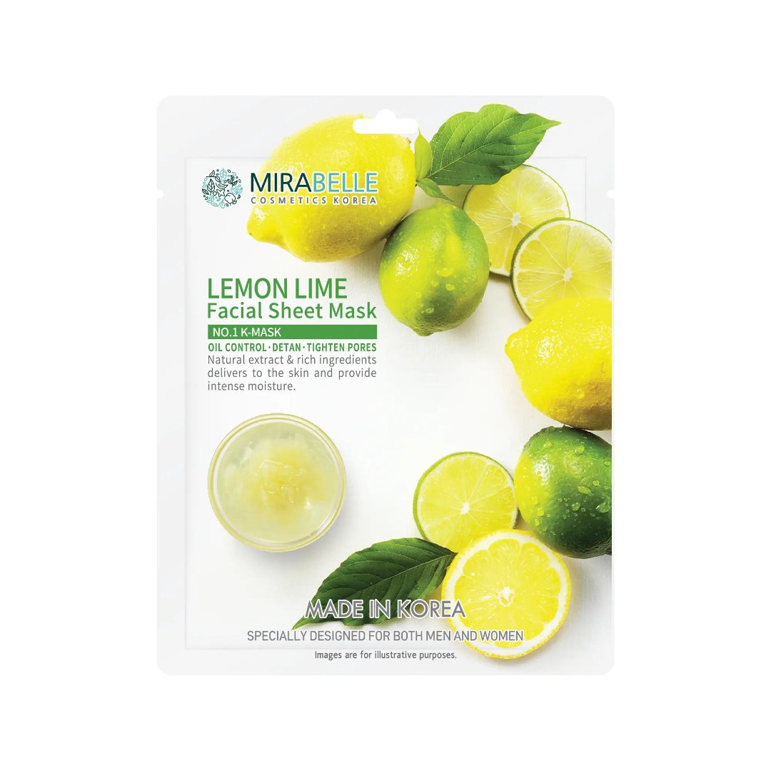 MIRABELLE LEMON SHEET MASK