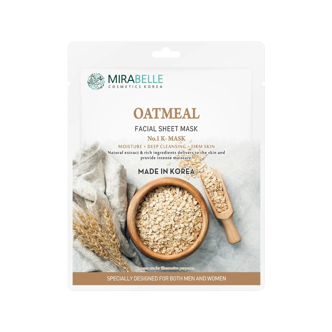 MIRABELLE OATMEAL SHEET MASK