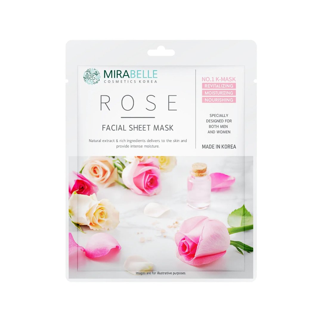 MIRABELLE ROSE SHEET MASK