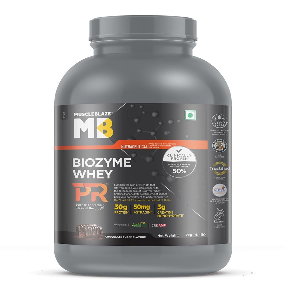 MUSCLE BLAZE BIOZYME WHEY PR CHOCOLATE FUDGE FLAVOUR 2KG