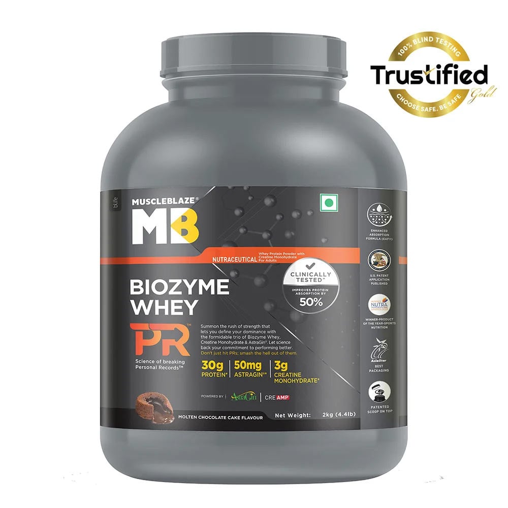 MUSCLE BLAZE BIOZYME WHEY PR MOLTEN CHOCOLATE CAKE FLAVOUR 2KG