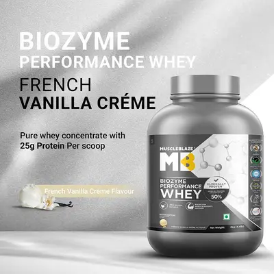 MUSCLEBLAZE BIOZYME PERFORMANCE WHEY FRENCH VANILLA CREME 2KG