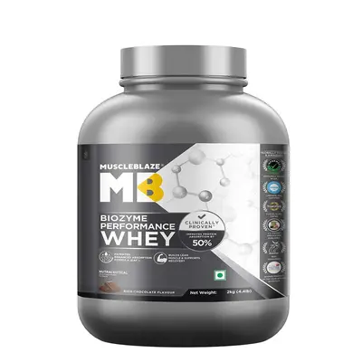 MUSCLEBLAZE BIOZYME PERFORMANCE WHEY RICH CHOCOLATE 2KG