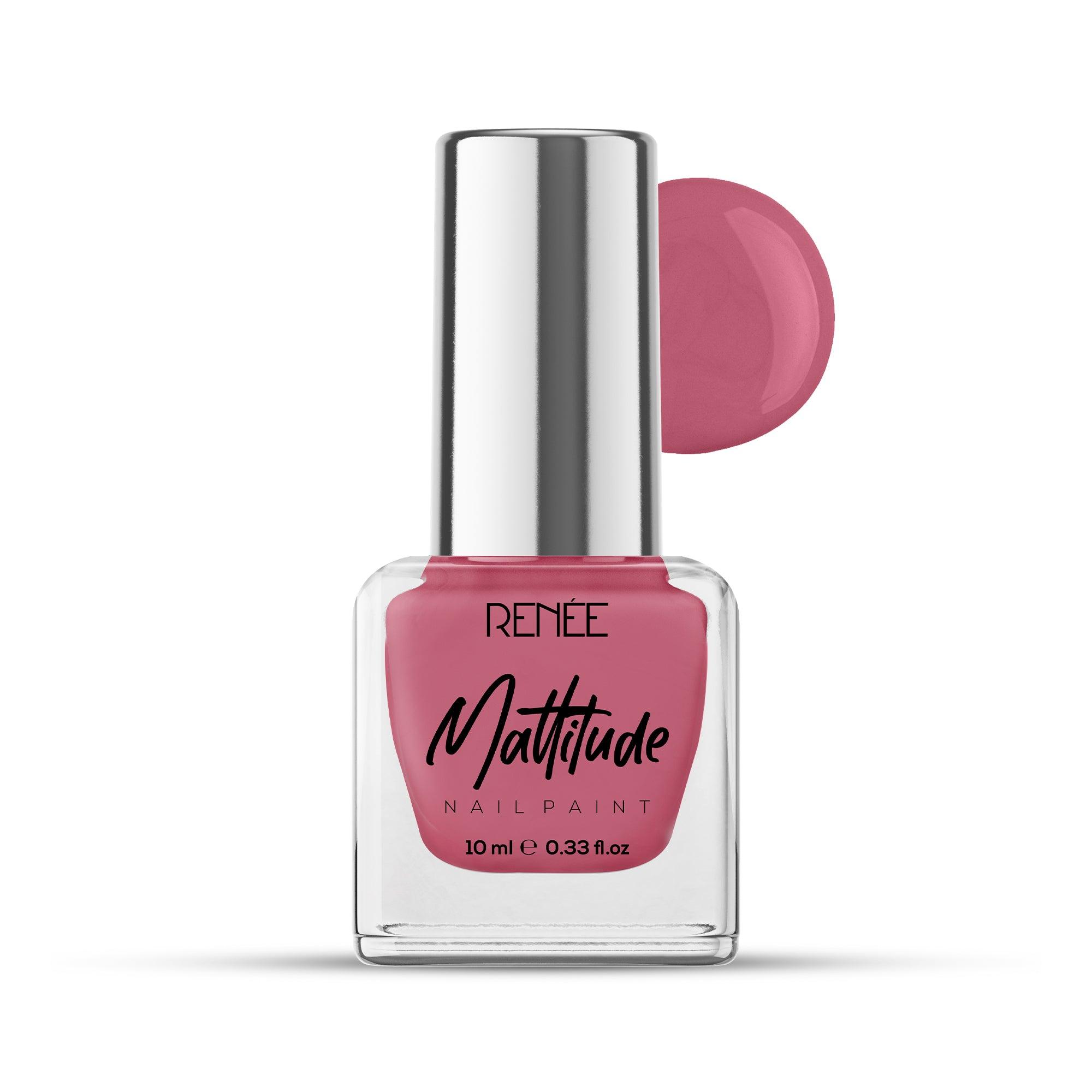 Nails RENEE Mattitude Nail Paint 10ml, Salsa Red