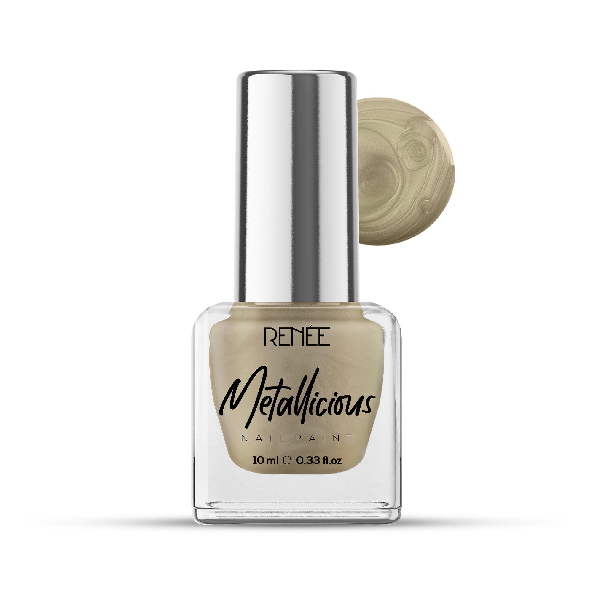 Nails RENEE Metallicious Nail Paint 10ml, Christmas Red