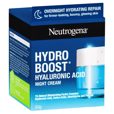 NEUTROGENA HYDRO BOOST HYALURONIC ACID NIGHT CREAM 50G