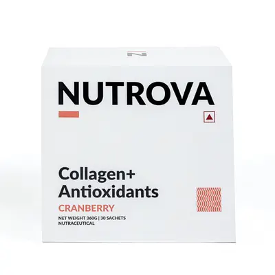NUTROVA COLLAGEN + ANTIOXIDANTS CRANBERRY