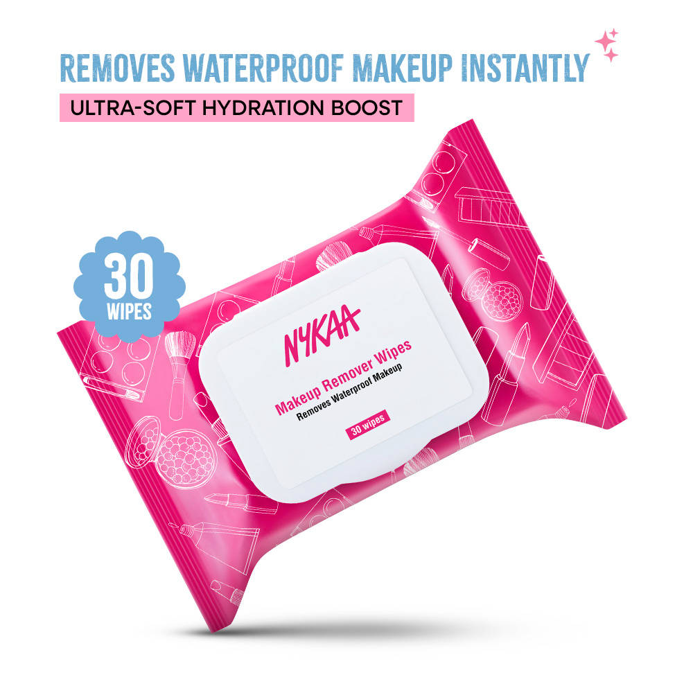NYKAA MAKEUP REMOVER WIPES 30 WIPES