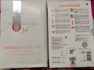 O3+ PROFESSIONAL BRIDAL FACIAL KIT VITAMIN C GLOWING SKIN 73ML + 79ML
