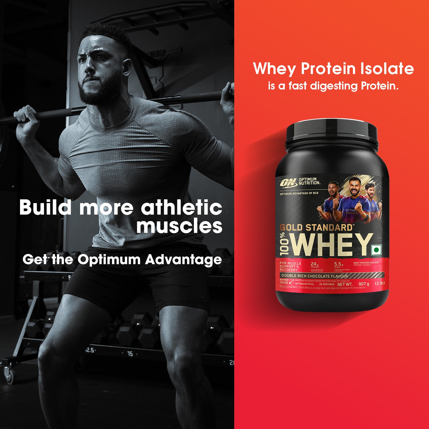 ON GOLD STANDARD 100% WHEY VAN ICECRM FLAVOUR 2.27KG — photo 3