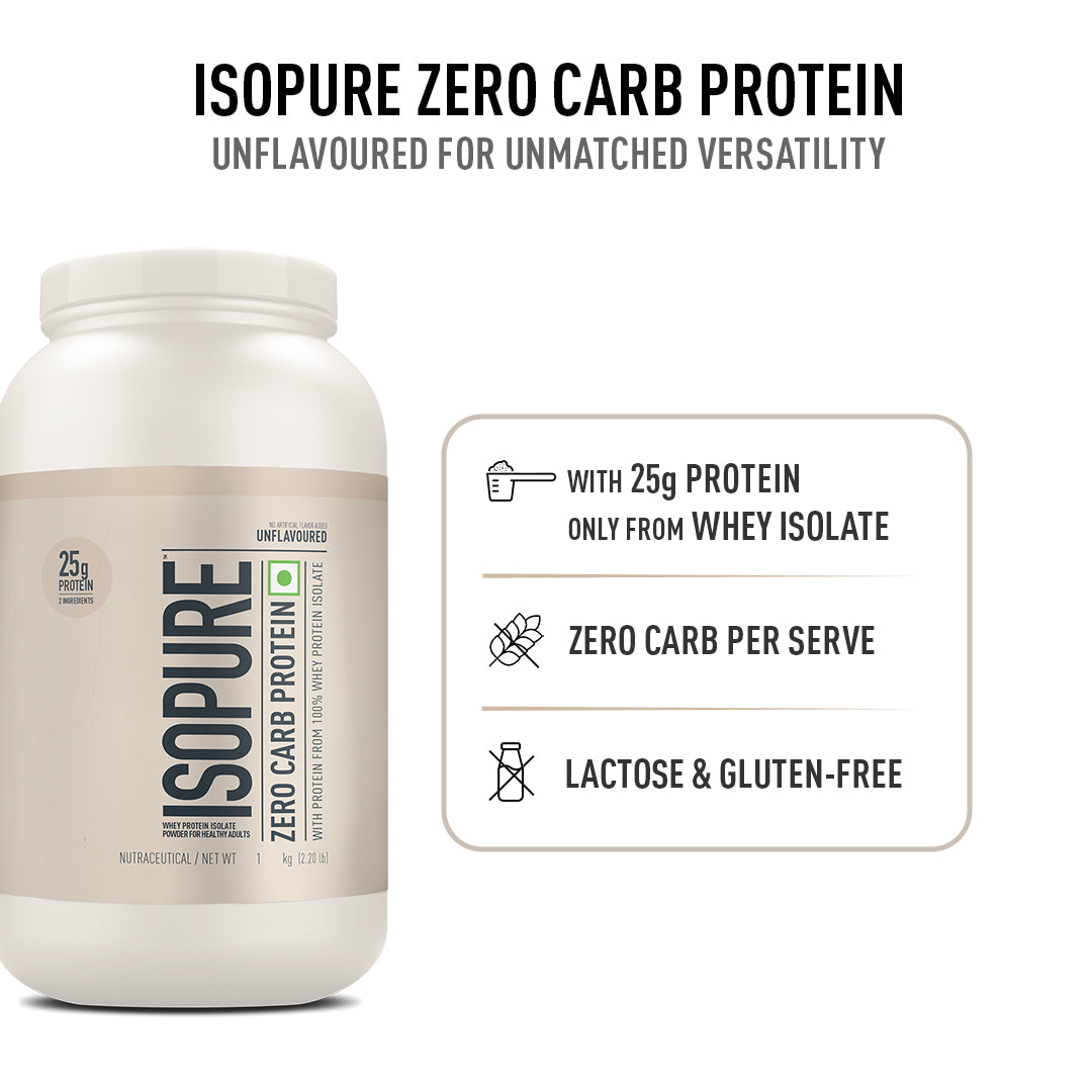 ON ISOPURE ZERO CARB PROTEIN 1KG 2.2LBS UNFLAVOURED — photo 2