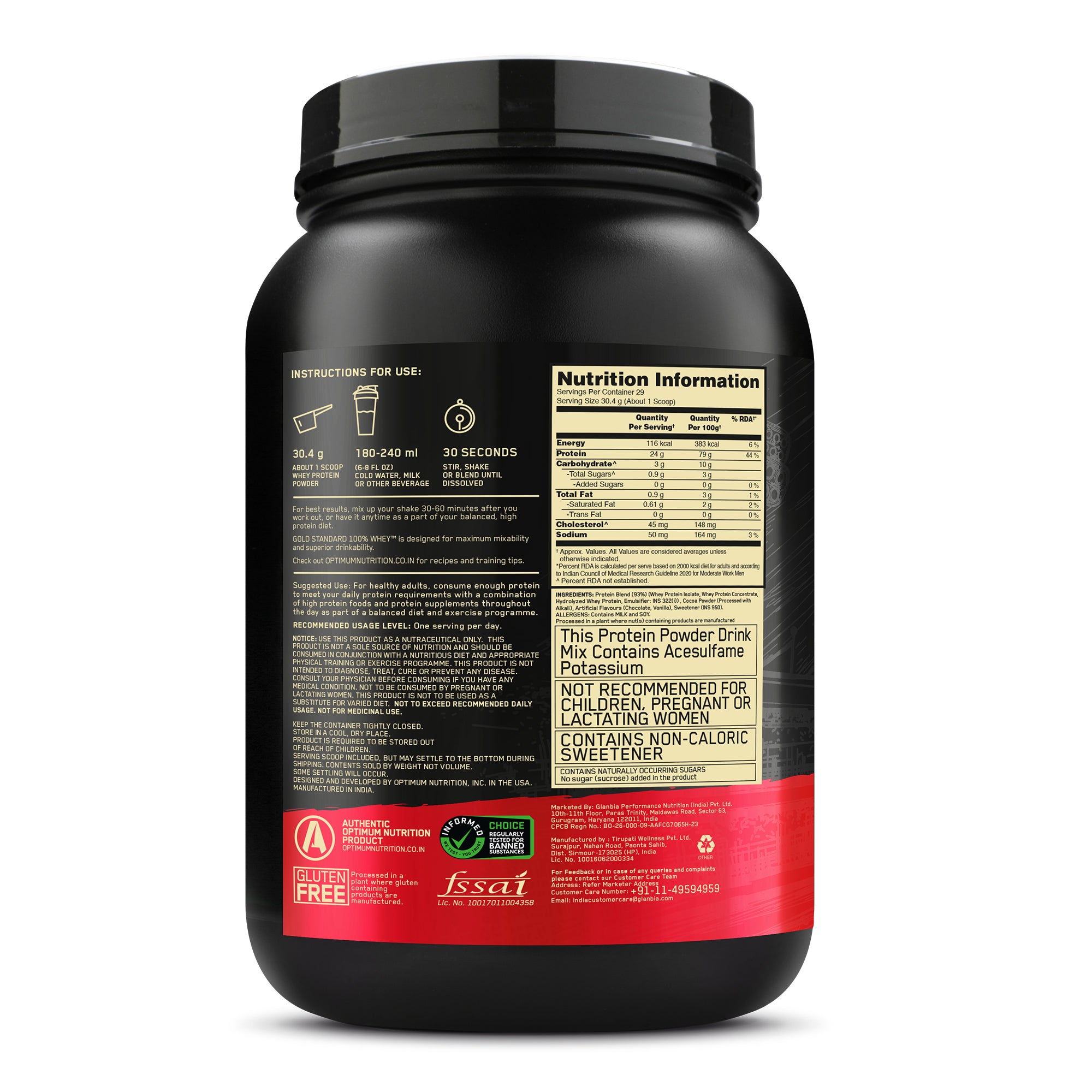 Optimum Nutrition Gold Standard 100% Whey, 2 lbs — photo 4