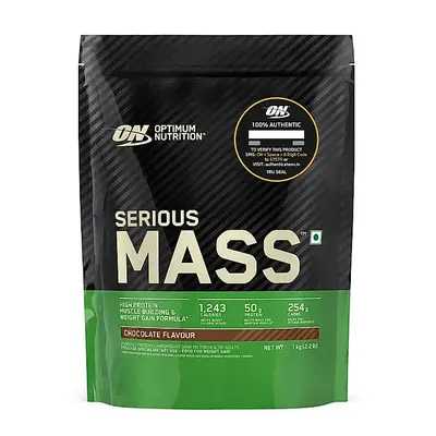 Optimum Nutrition Serious Mass Weight Gainer, Chocolate, 1kg (2.2 lbs)