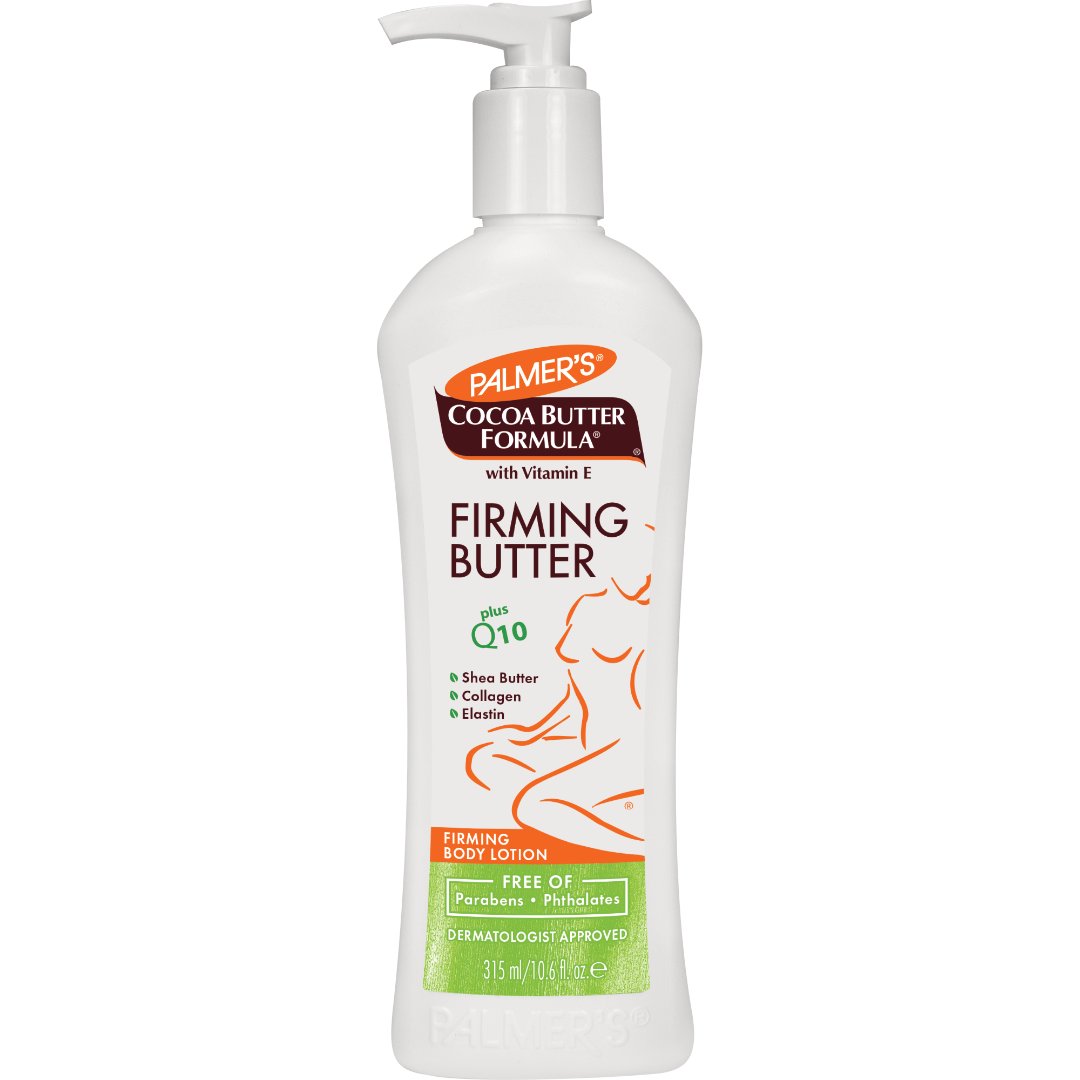 PALMERS COCOA BUTTER FORMULA FIRMING BUTTER PLUS Q10 BODY LOTION 315ML