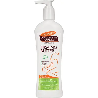 PALMERS COCOA BUTTER FORMULA FIRMING BUTTER PLUS Q10 BODY LOTION 315ML