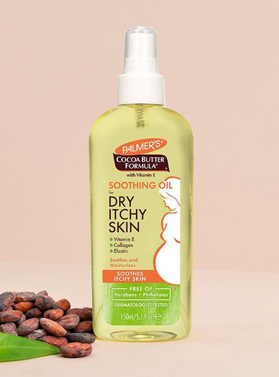 PALMERS COCOA BUTTER FORMULA SOOTHING OIL FOR DRY ITCHY SKIN 150ML