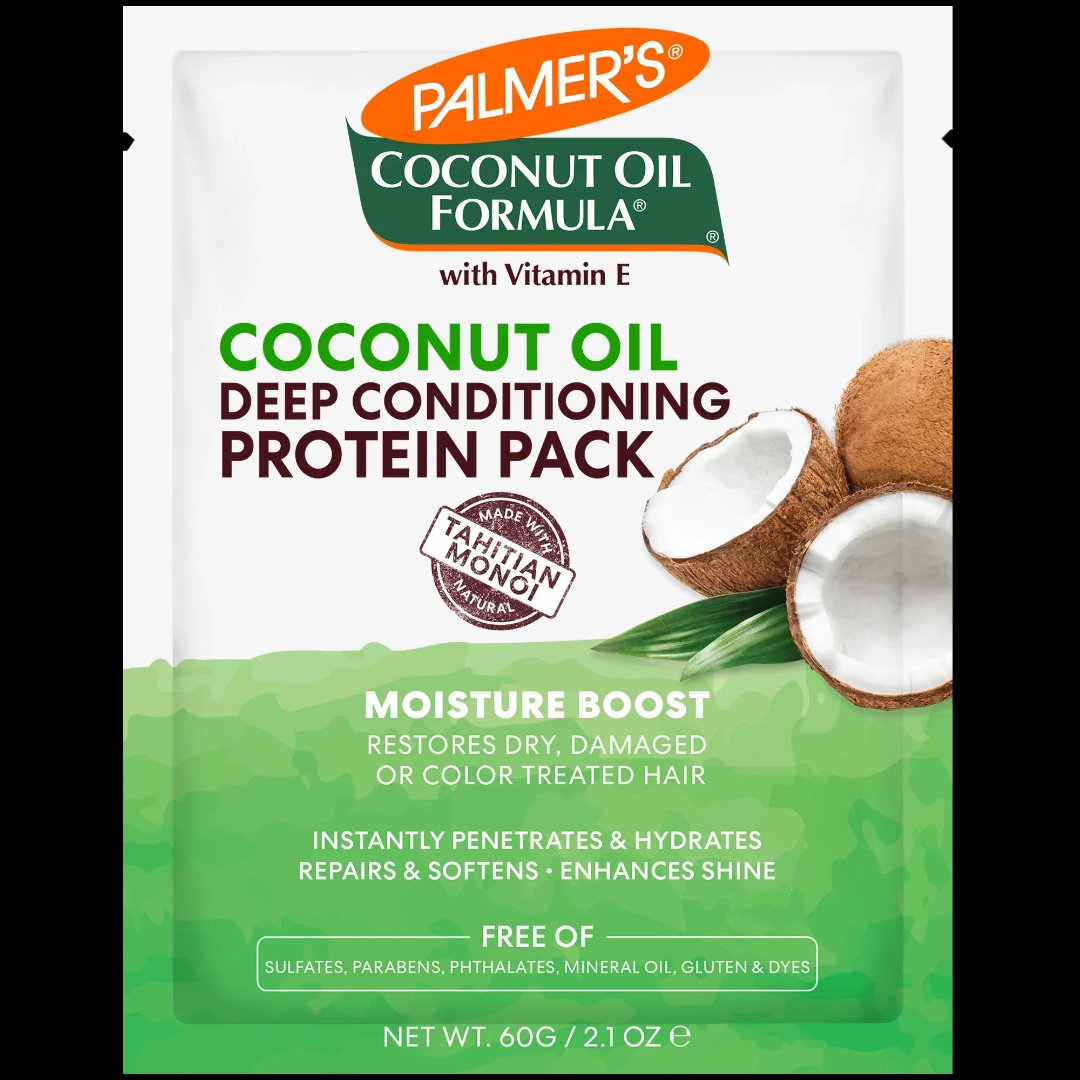PALMERS COCONUT OIL FORMULA DEEP CONDITIONING PROTEIN PACK MOISTURE BOOST 60G — photo 2