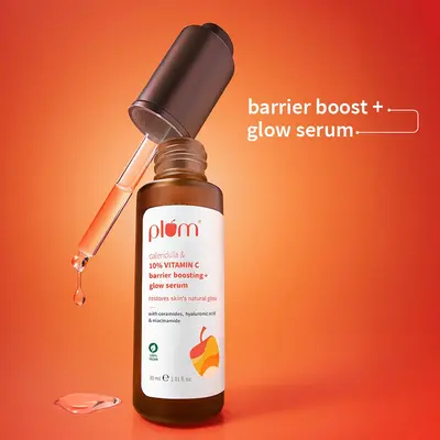 PLUM CALENDULA 10% VITAMIN C BARRIER BOOSTING+ GLOW SERUM 30ML