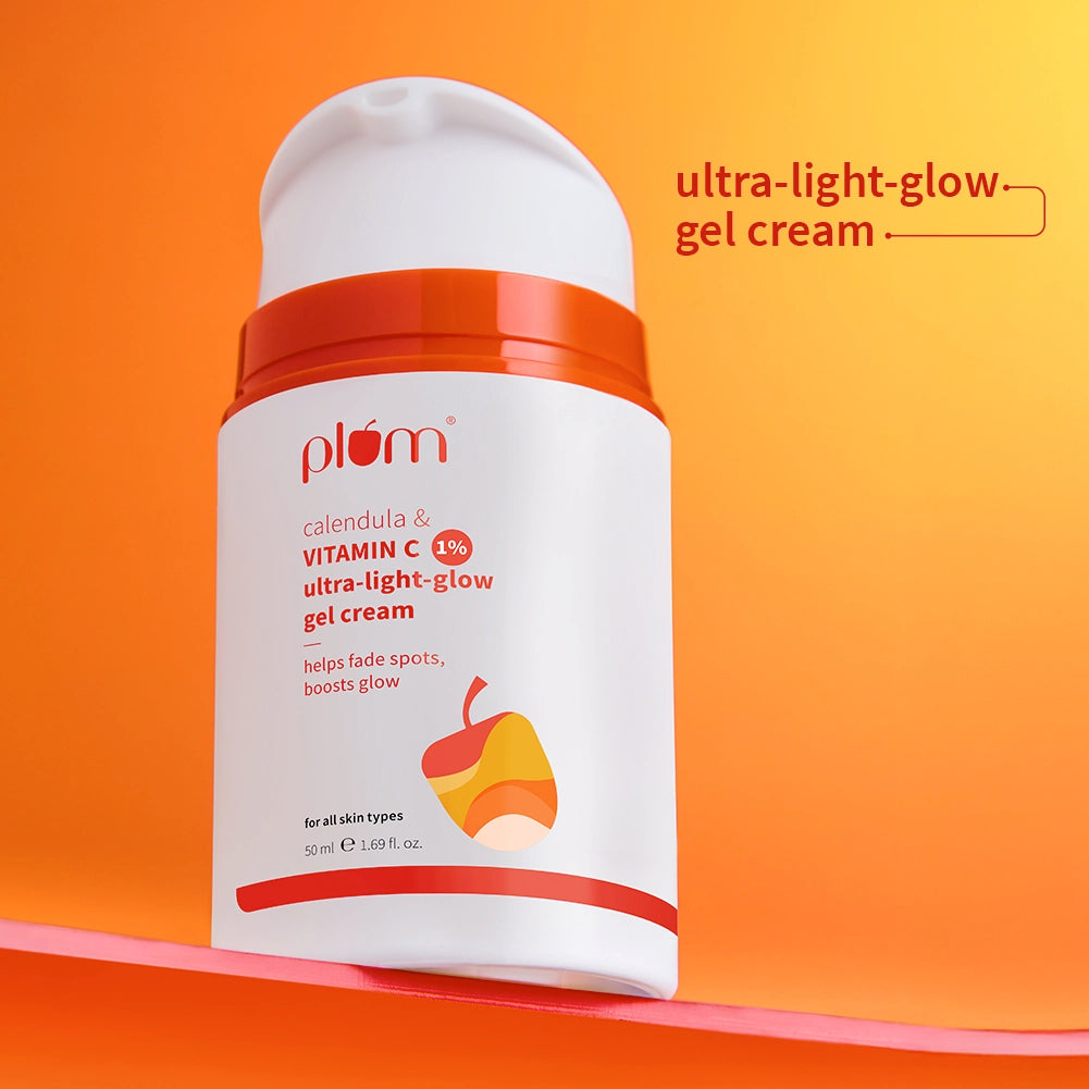 PLUM CALENDULA & VITAMIN C ULTRA LIGHT GLOW GEL CREAM 50ML