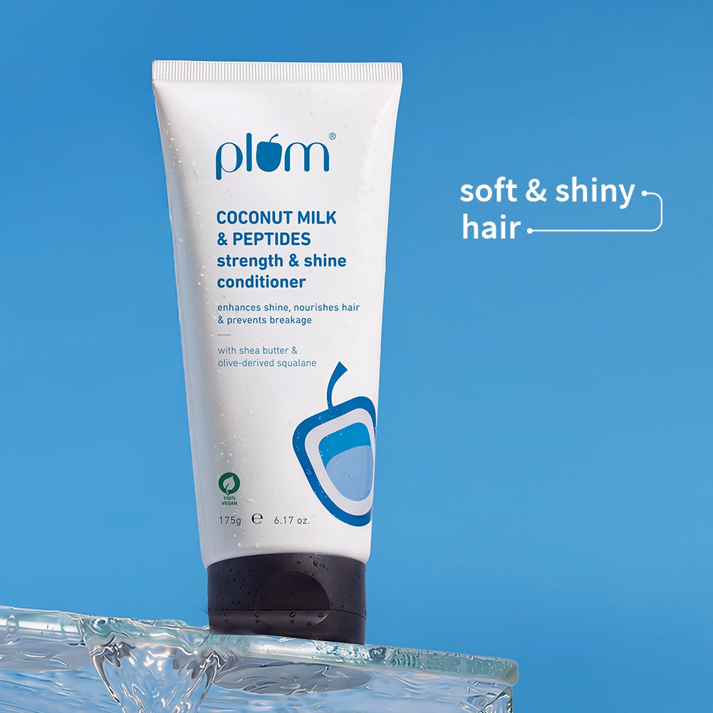 PLUM COCONUT MILK & PEPTIDES STRENGTH &SHINE CONDITIONER 175G