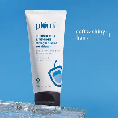 PLUM COCONUT MILK & PEPTIDES STRENGTH &SHINE CONDITIONER 175G