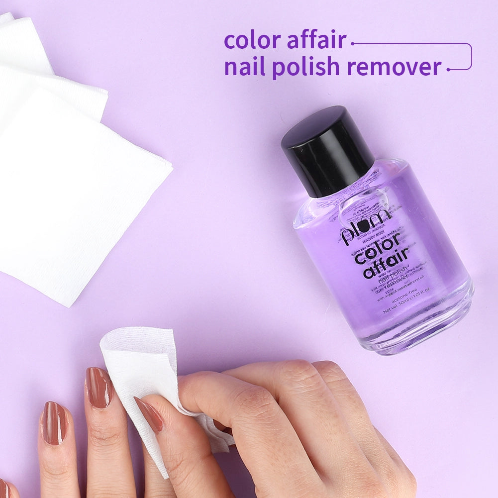 PLUM COLOR AFFAIR NAIL POLISH REMOVER — photo 3
