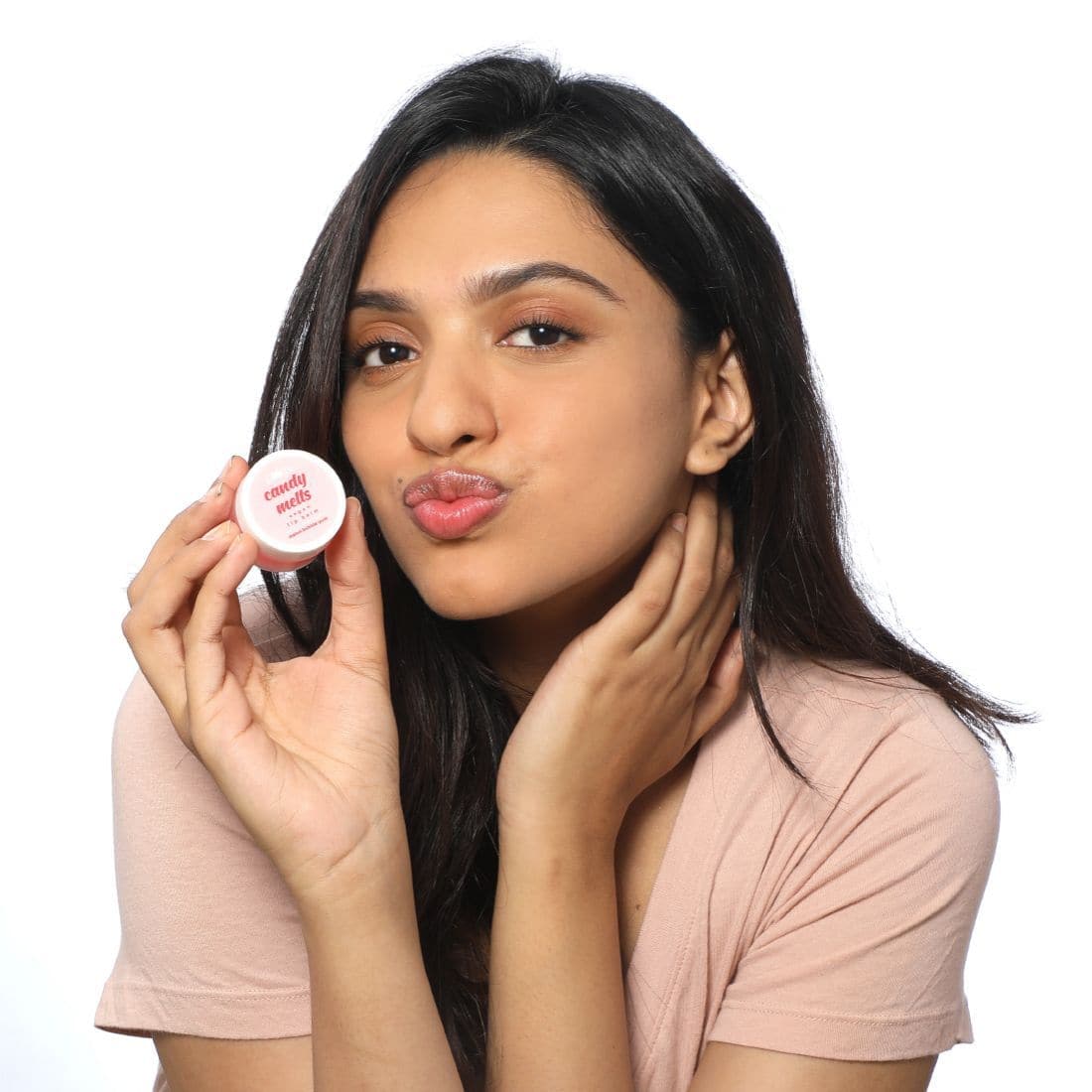 Plum Goodness Candy Melts Vegan Lip Balm, Melon Bubble-Yum — photo 4