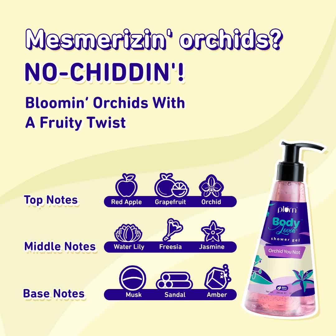 Plum Goodness Orchid-You-Not Shower Gel by BodyLovin' — photo 4