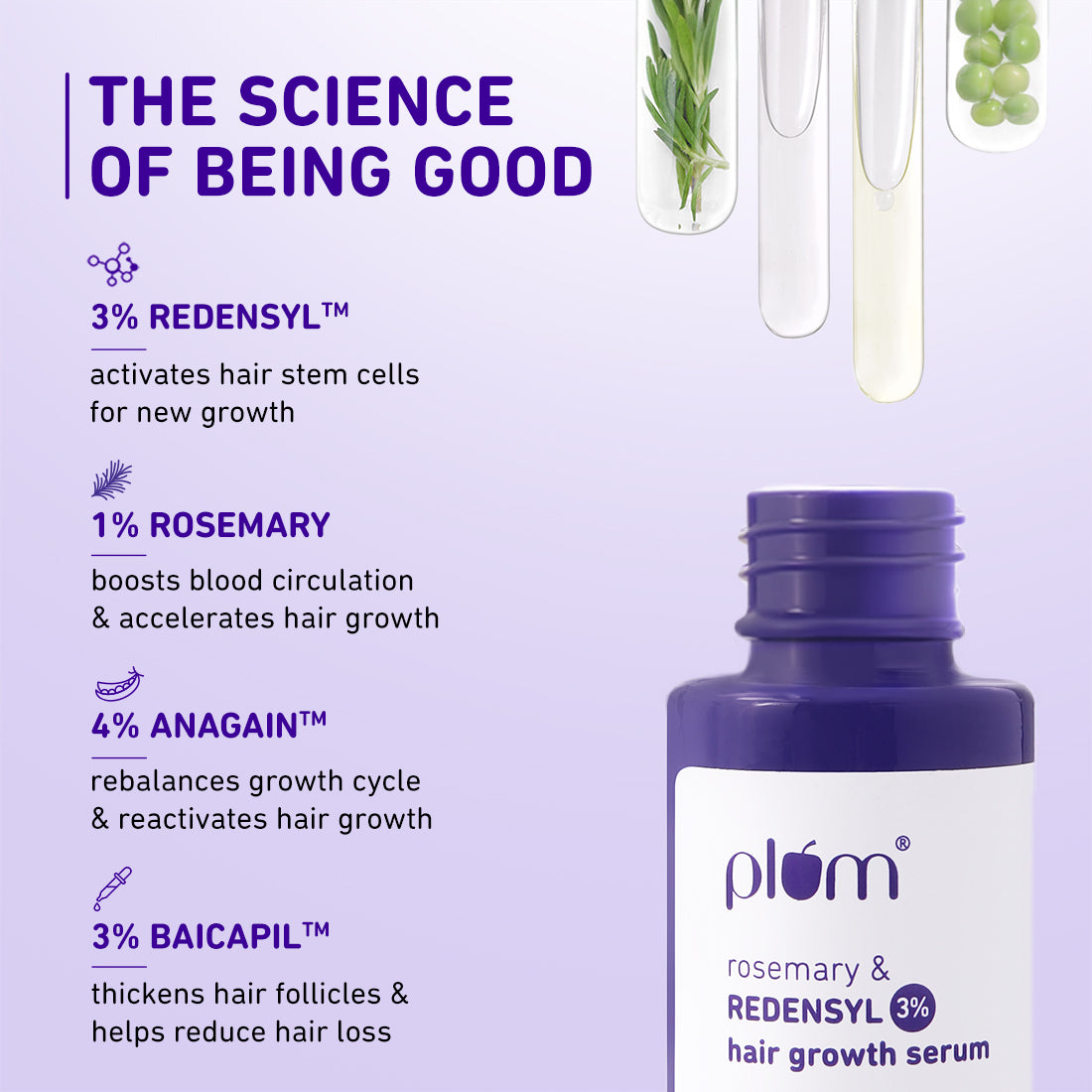 Plum Goodness Rosemary & 3% Redensyl Hair Growth Serum — photo 4