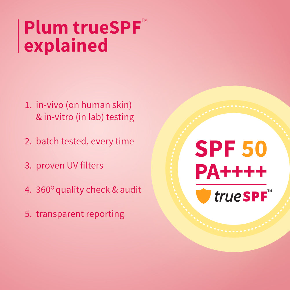 Plum Goodness Squalane & Vitamin E Dewy-Bright Sunscreen SPF 50 PA+++, 50 g — photo 2