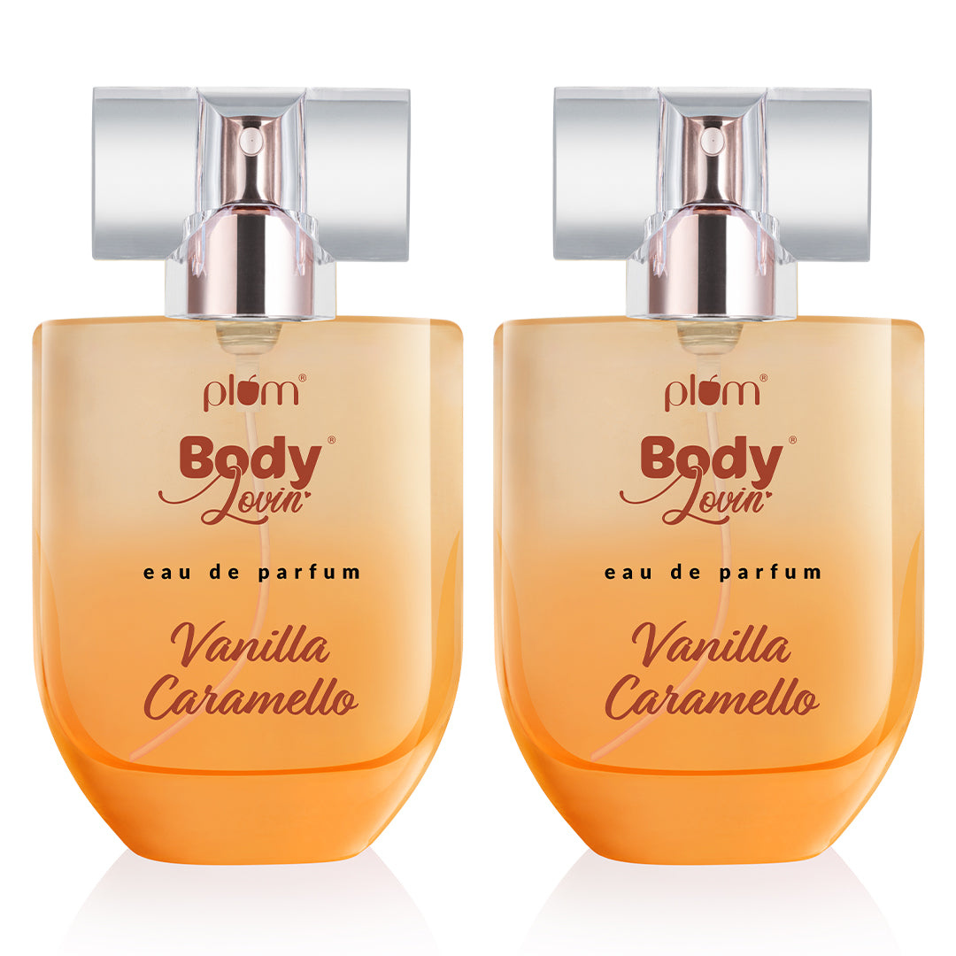 Plum Goodness Vanilla Caramello Eau De Parfum (Perfume) by BodyLovin' (50 ml) - Pack of 2