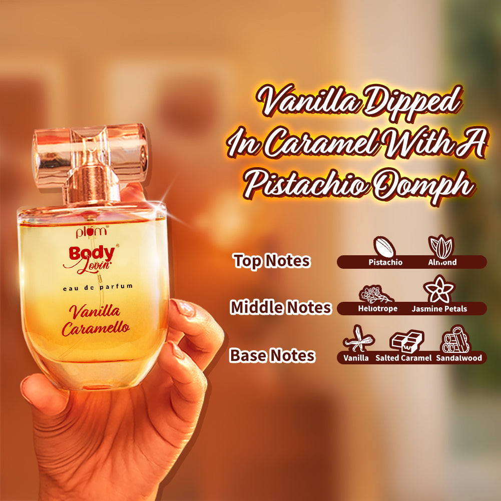 Plum Goodness Vanilla Caramello Eau De Parfum (Perfume) by BodyLovin' (50 ml) - Pack of 2 — photo 3