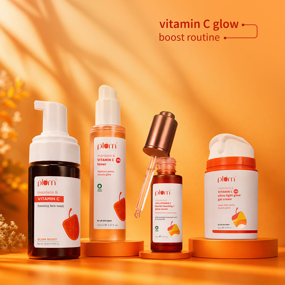 Plum Goodness Vitamin C Glow Boost Routine