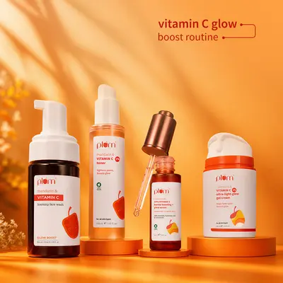 Plum Goodness Vitamin C Glow Boost Routine