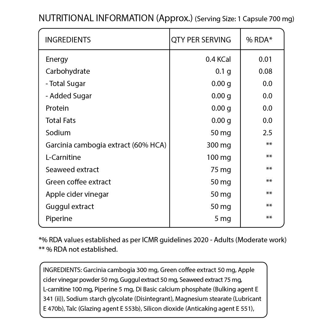 PURE NUTRITION CARCINIA CAMBODGIA 700MG 60 CAPSULES — photo 4