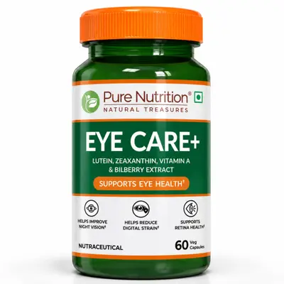 PURE NUTRITION EYE CARE 60 VEG CAPSULES