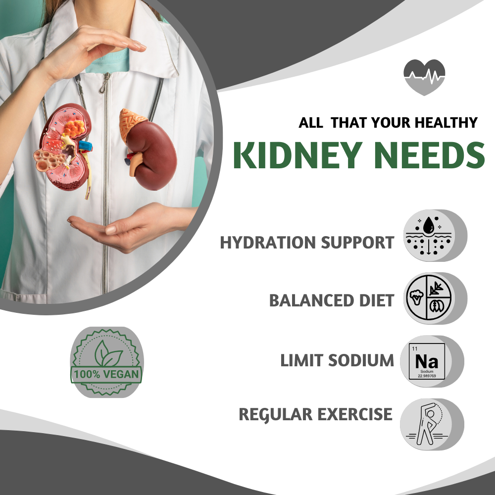 PURE NUTRITION KIDNEY DETOX WITH TURMERIC VITAMIN C - 500G 60'S — photo 3