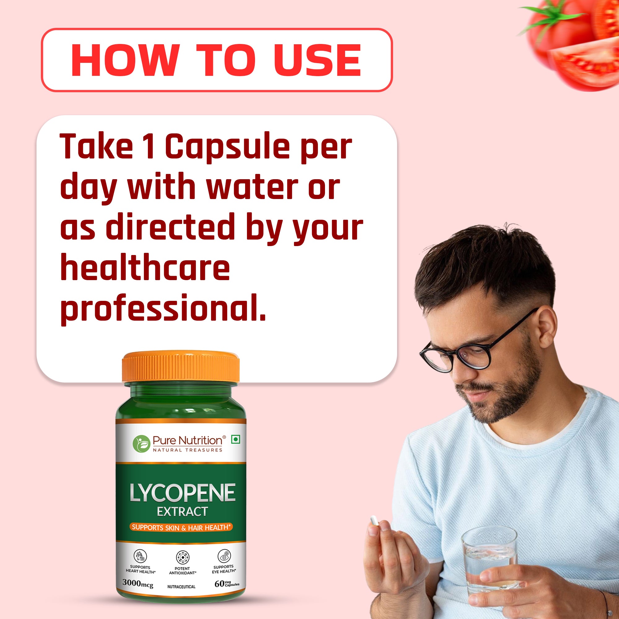 PURE NUTRITION LYCOPENE 30MG 60 CAPSULES — photo 4