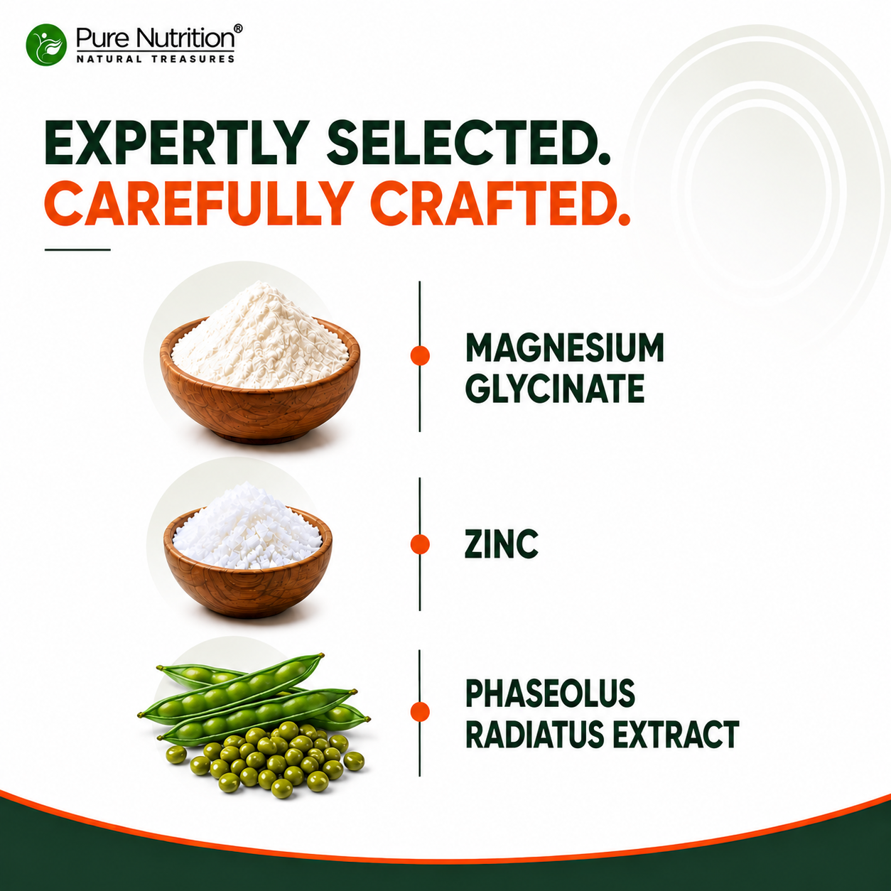 PURE NUTRITION MAGNESIUM GLYCINATE WITH ZINC 350MG 60N — photo 3