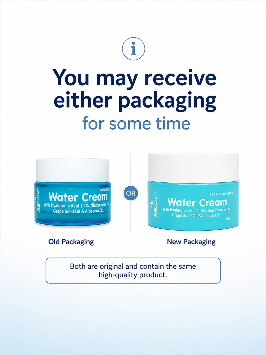 Recode Water Cream - 50 G — photo 2