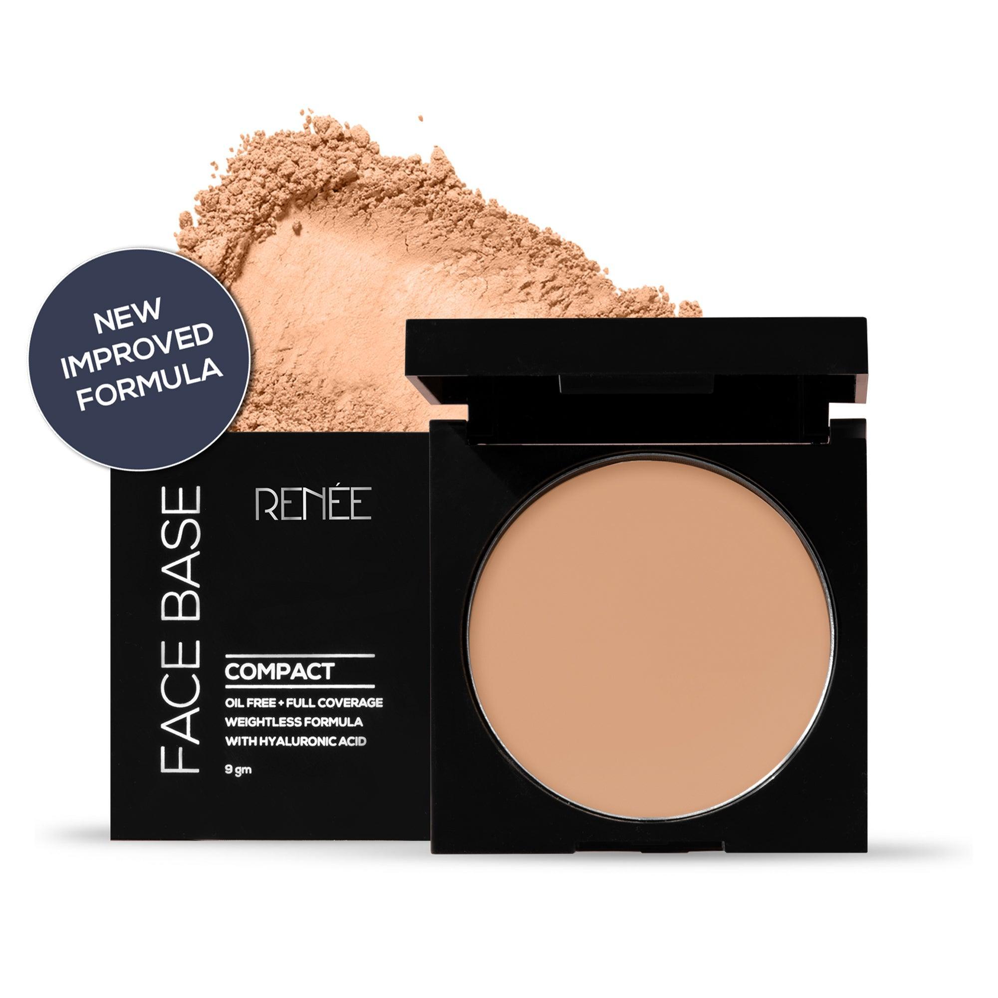 RENEE Face Base Compact, 9 g, Macadamia Beige