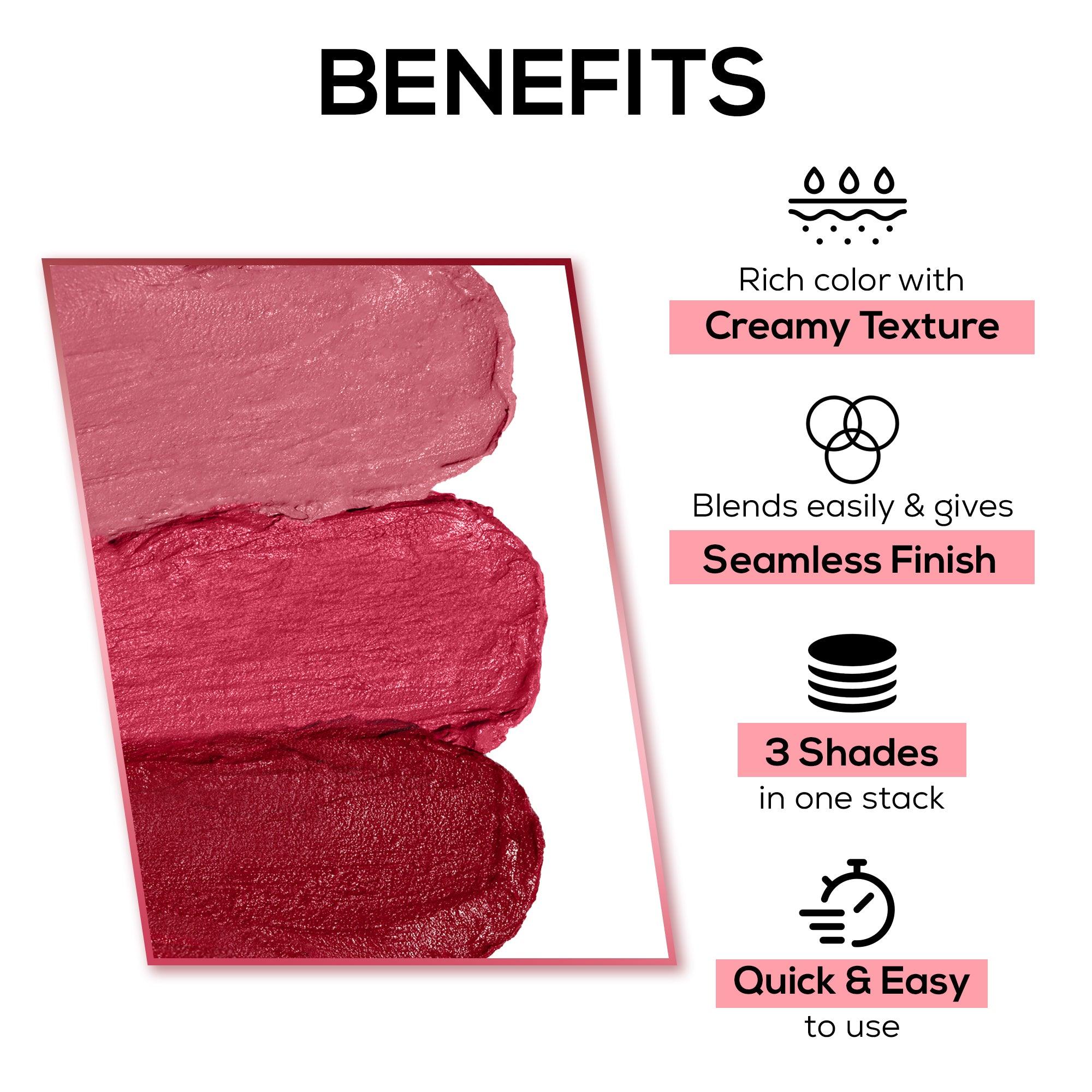 RENEE GLAM STACK LIP CHEEK TINT 4.5G — photo 2